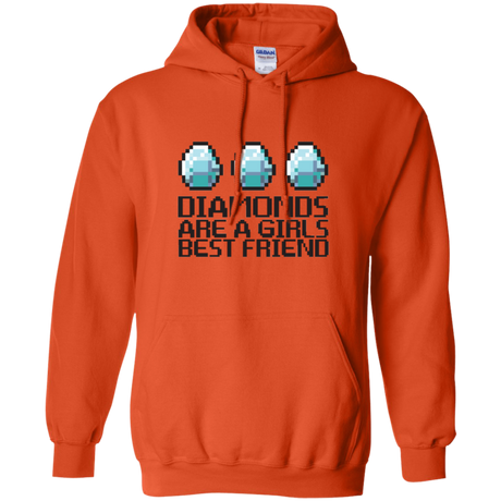 Diamonds Are A Girls Best Friend Pullover Hoodie