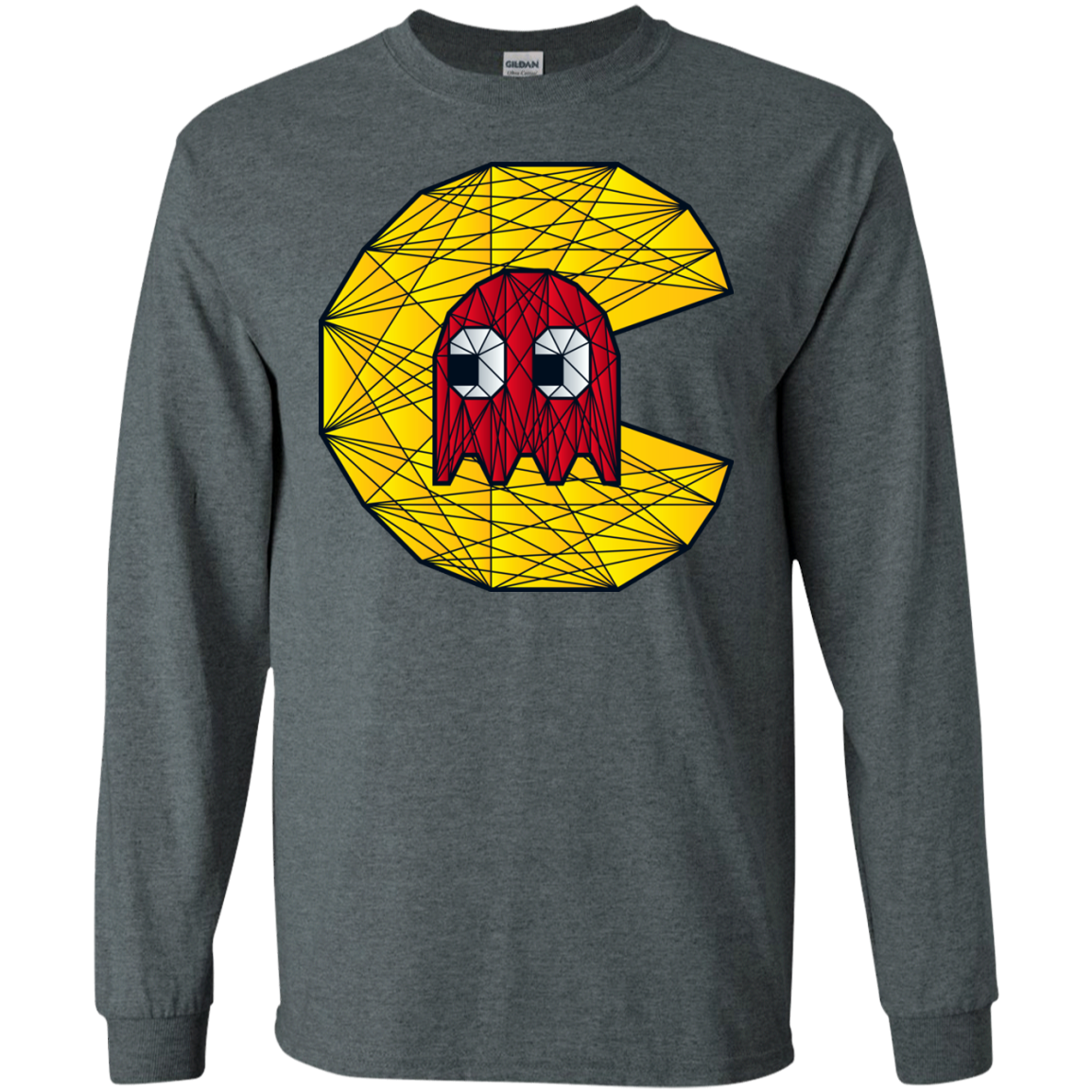 Poly Pac Man Men's Long Sleeve T-Shirt