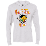 The Finn and Jake Show Triblend Long Sleeve Hoodie Tee