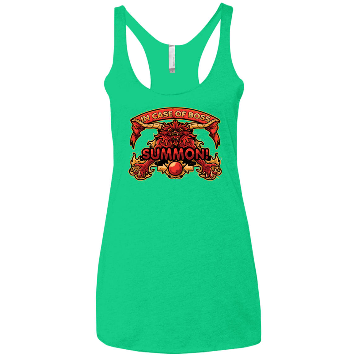 SUMMON Women's Triblend Racerback Tank