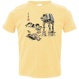 Battle in the Snow Sumi e Toddler Premium T-Shirt