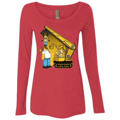 Doh Minion Women's Triblend Long Sleeve Shirt