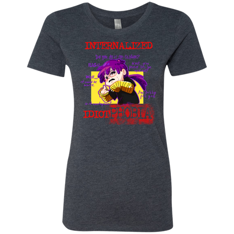 Idiot phobia Women's Triblend T-Shirt