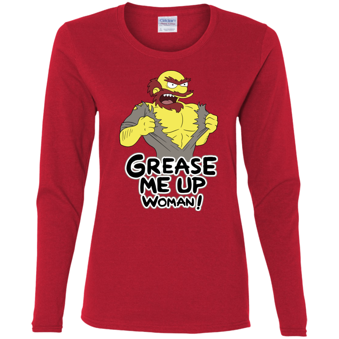 Grease Me Up Women's Long Sleeve T-Shirt