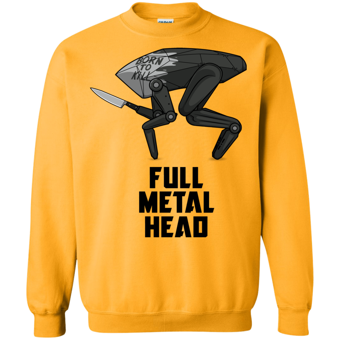 Full Metal Head Crewneck Sweatshirt