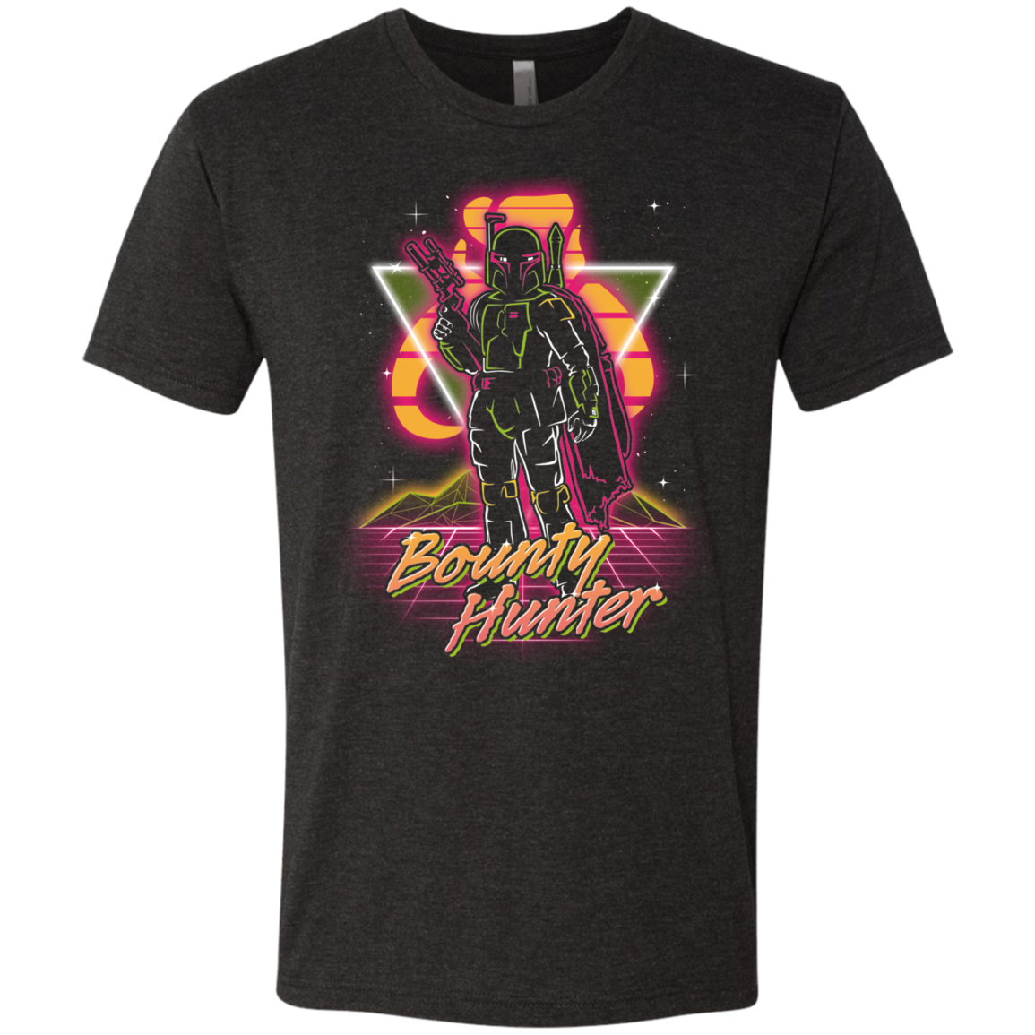 Retro Bounty Hunter Men's Triblend T-Shirt