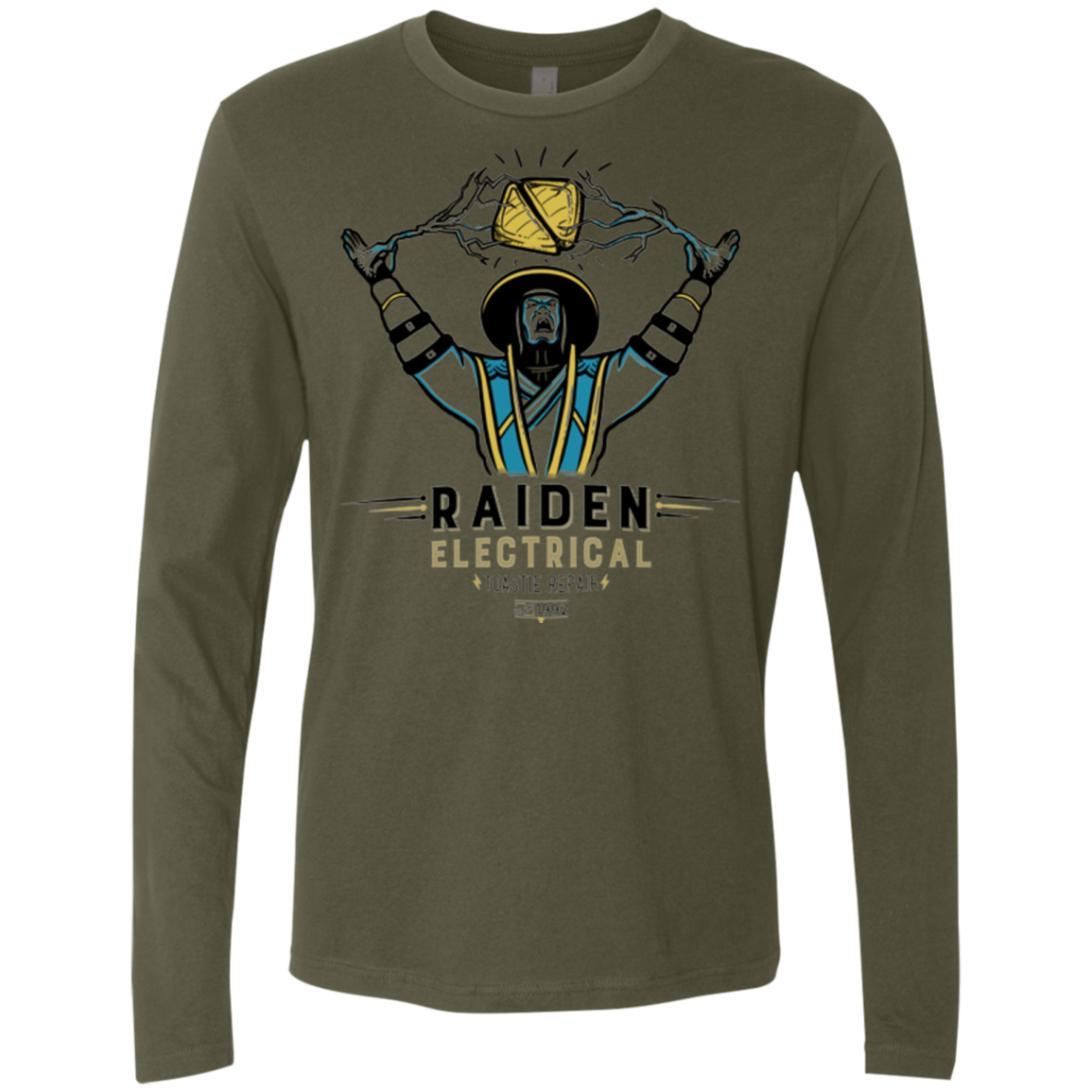 Raiden Electrical Toastie Repair Men's Premium Long Sleeve