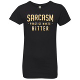 PRACTICE MAKES BITTER Girls Premium T-Shirt