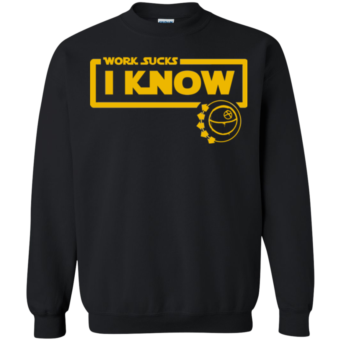 Work Sucks Crewneck Sweatshirt