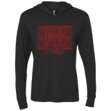 Should I Stay Or Should I Go Triblend Long Sleeve Hoodie Tee