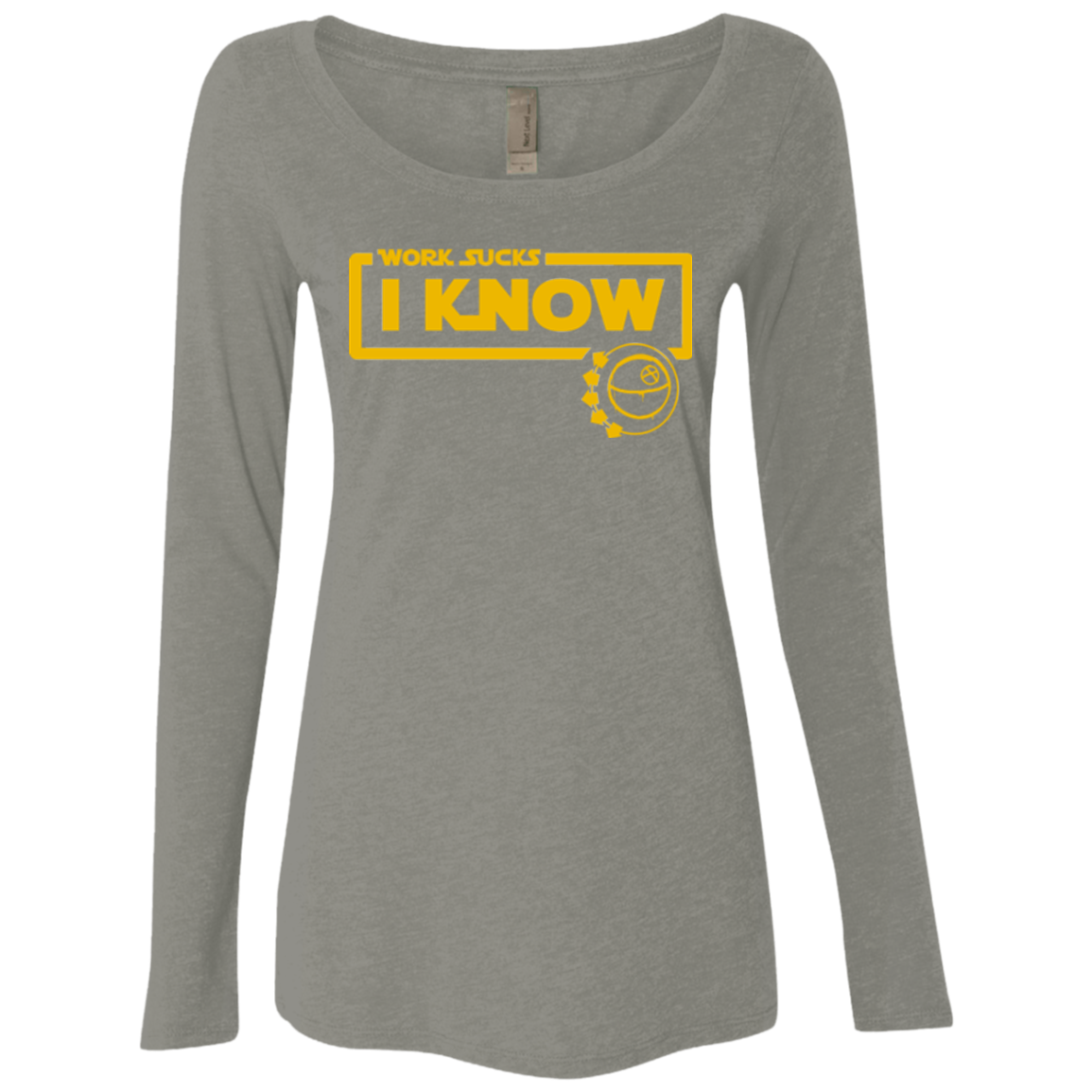 Work Sucks Women's Triblend Long Sleeve Shirt