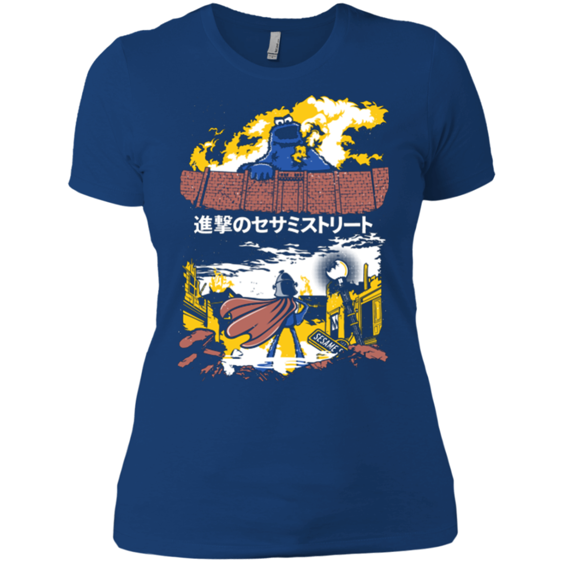 Attack on Sesame Street Women's Premium T-Shirt