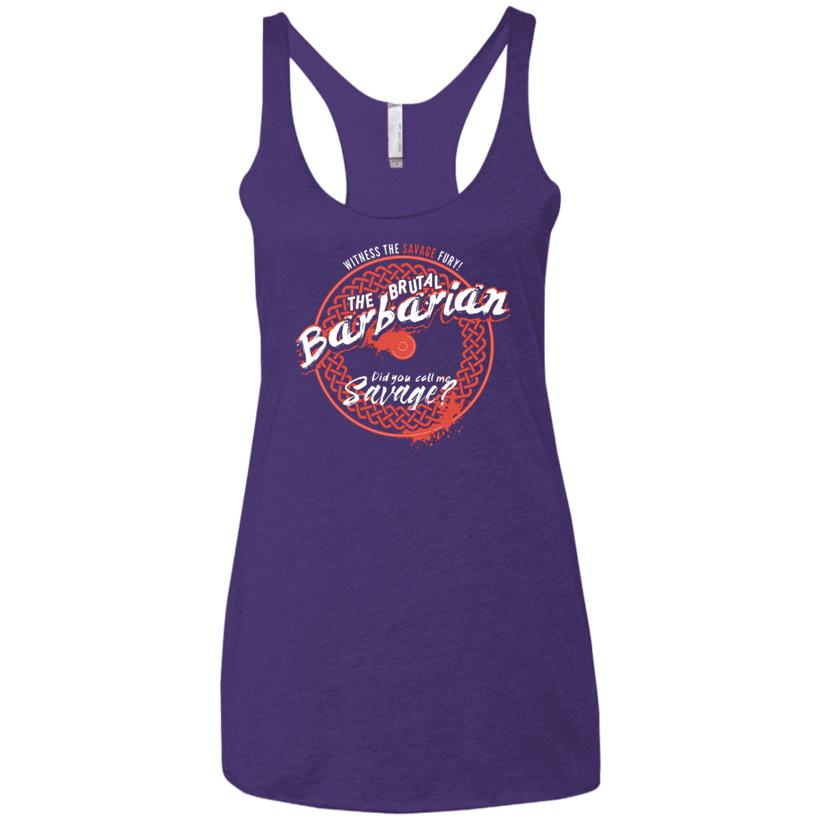 Barbarian Women's Triblend Racerback Tank