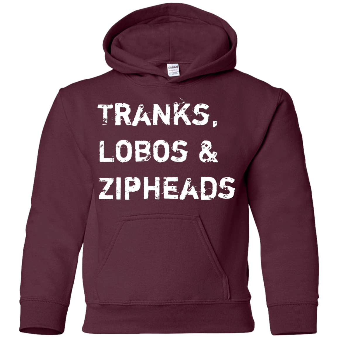 Tranks Lobos Zipheads Youth Hoodie