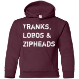Tranks Lobos Zipheads Youth Hoodie