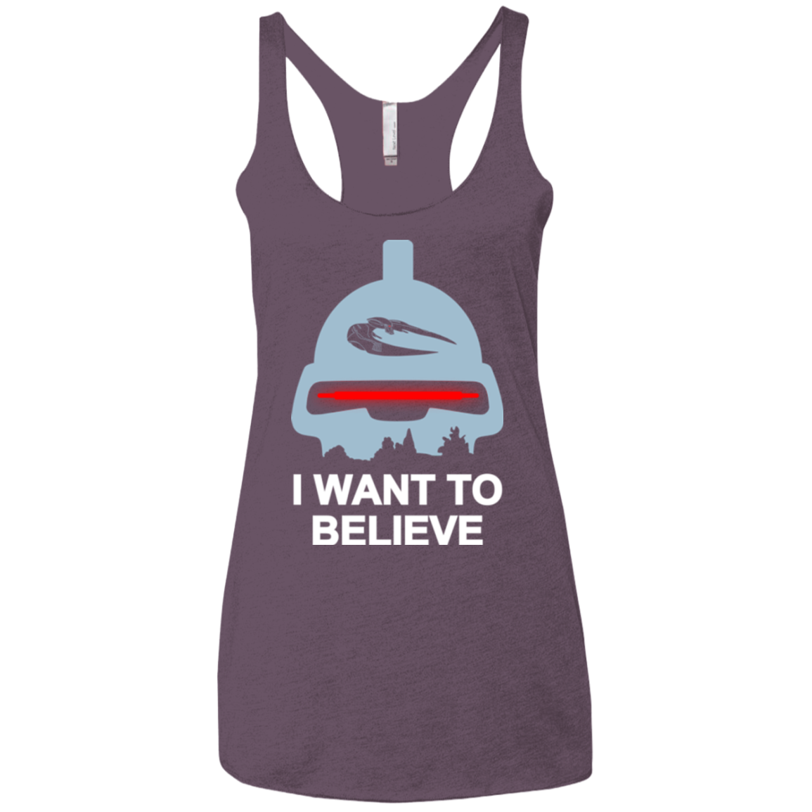 Believe in toasters Women's Triblend Racerback Tank