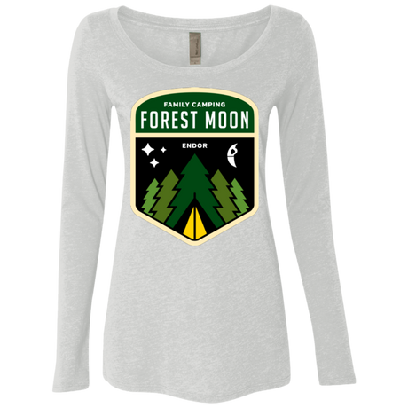 Forest Moon Women's Triblend Long Sleeve Shirt