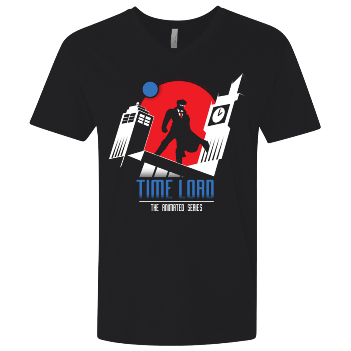Time Lord Animated Series Men's Premium V-Neck