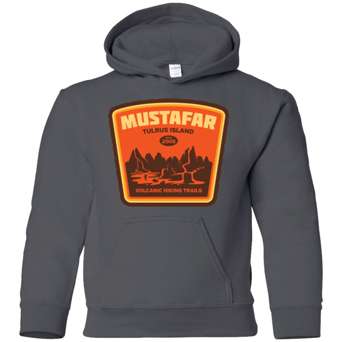 Volcanic Hiking Trails Youth Hoodie