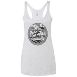 Vintage Mordor Tower Women's Triblend Racerback Tank