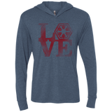 LOVE Sith Triblend Long Sleeve Hoodie Tee