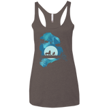Lion Portrait Women's Triblend Racerback Tank