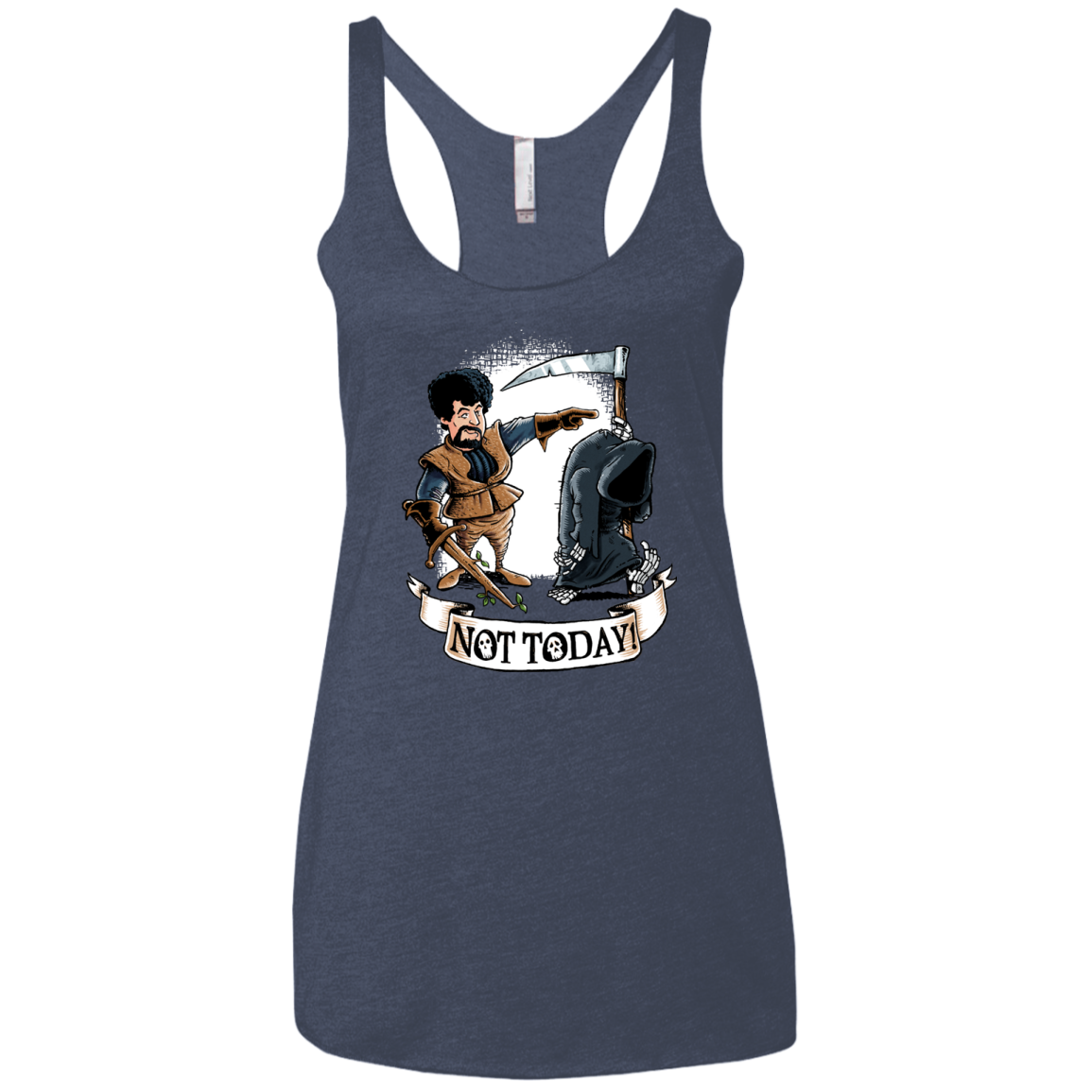 Not Today Women's Triblend Racerback Tank