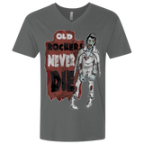 Old Rockers Never Die Men's Premium V-Neck