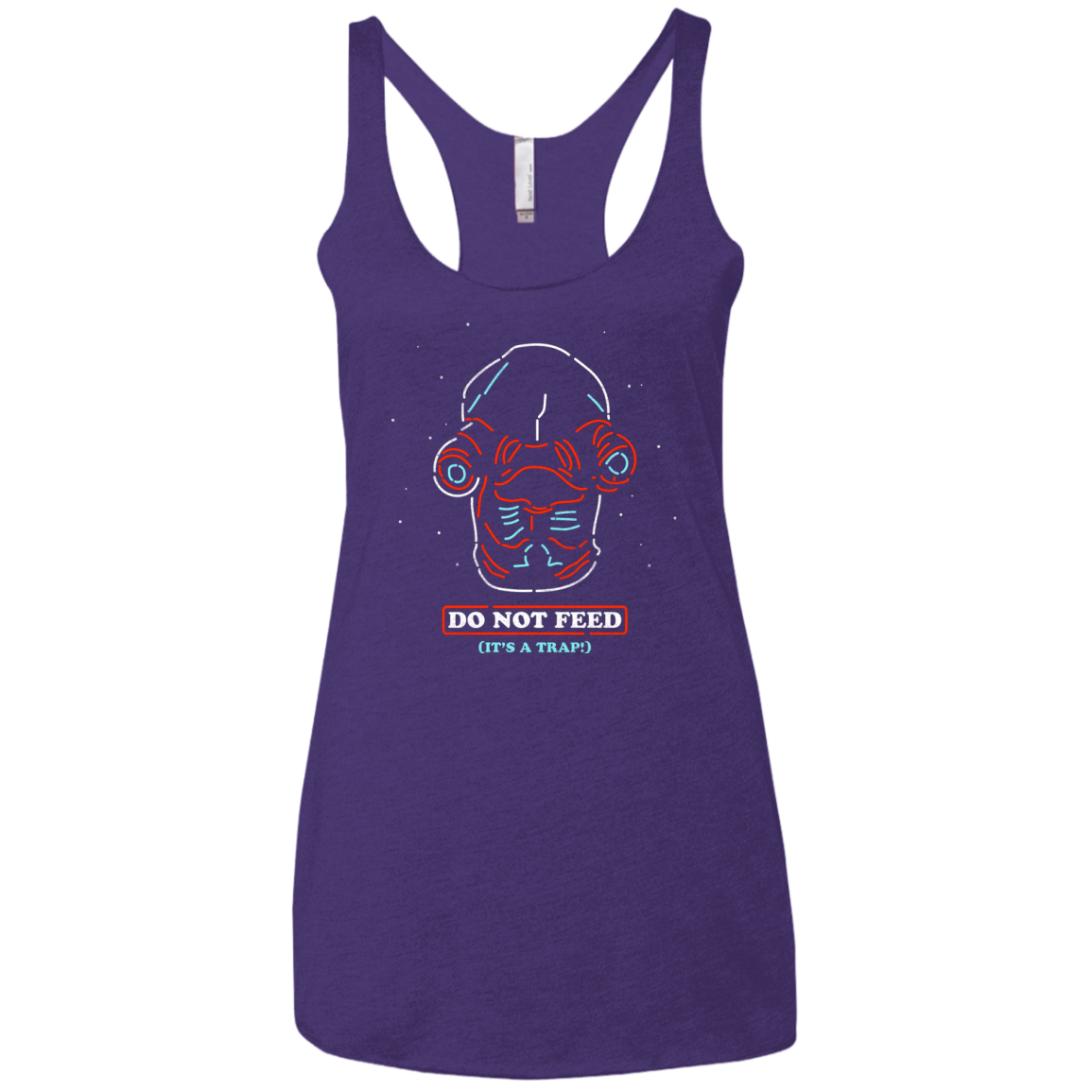 Do Not Feed Women's Triblend Racerback Tank