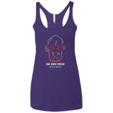 Do Not Feed Women's Triblend Racerback Tank