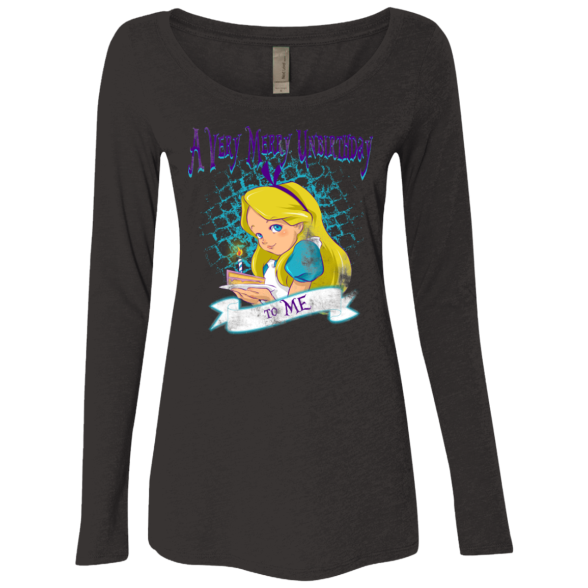 A Very Merry Un-Birthday Women's Triblend Long Sleeve Shirt