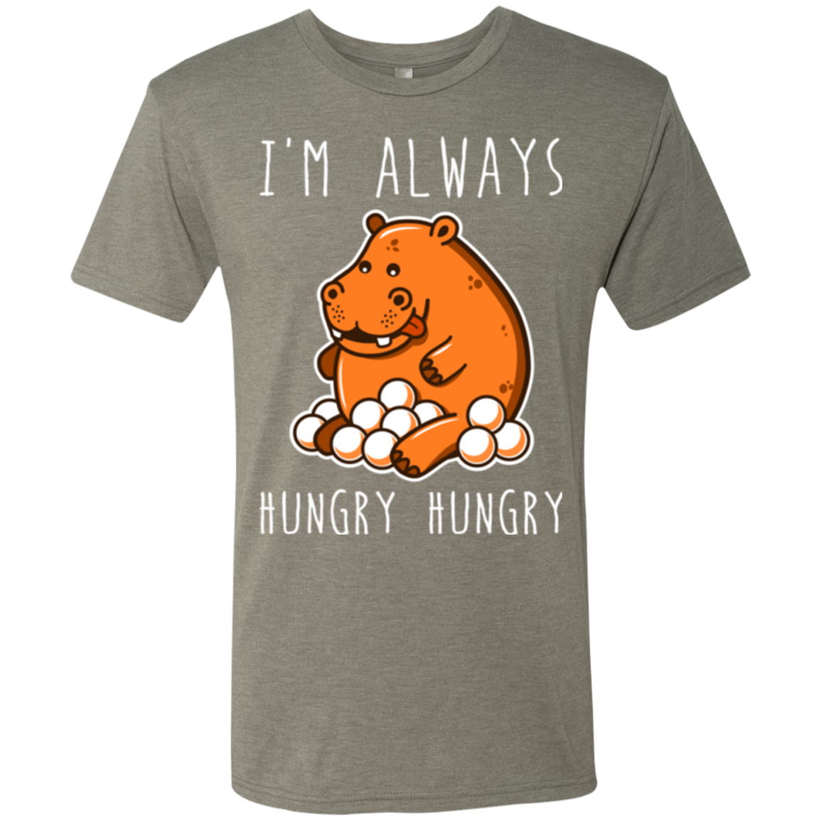 Hungry Hungry Men's Triblend T-Shirt