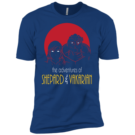 T-Shirts Royal / X-Small Adventures of Femshep & Vakarian Men's Premium T-Shirt