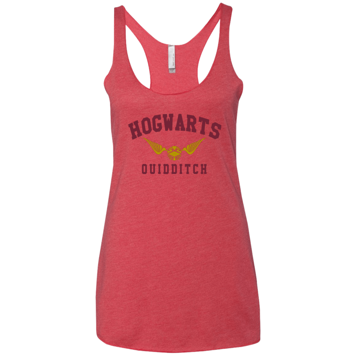 Hogwarts Quidditch Women's Triblend Racerback Tank