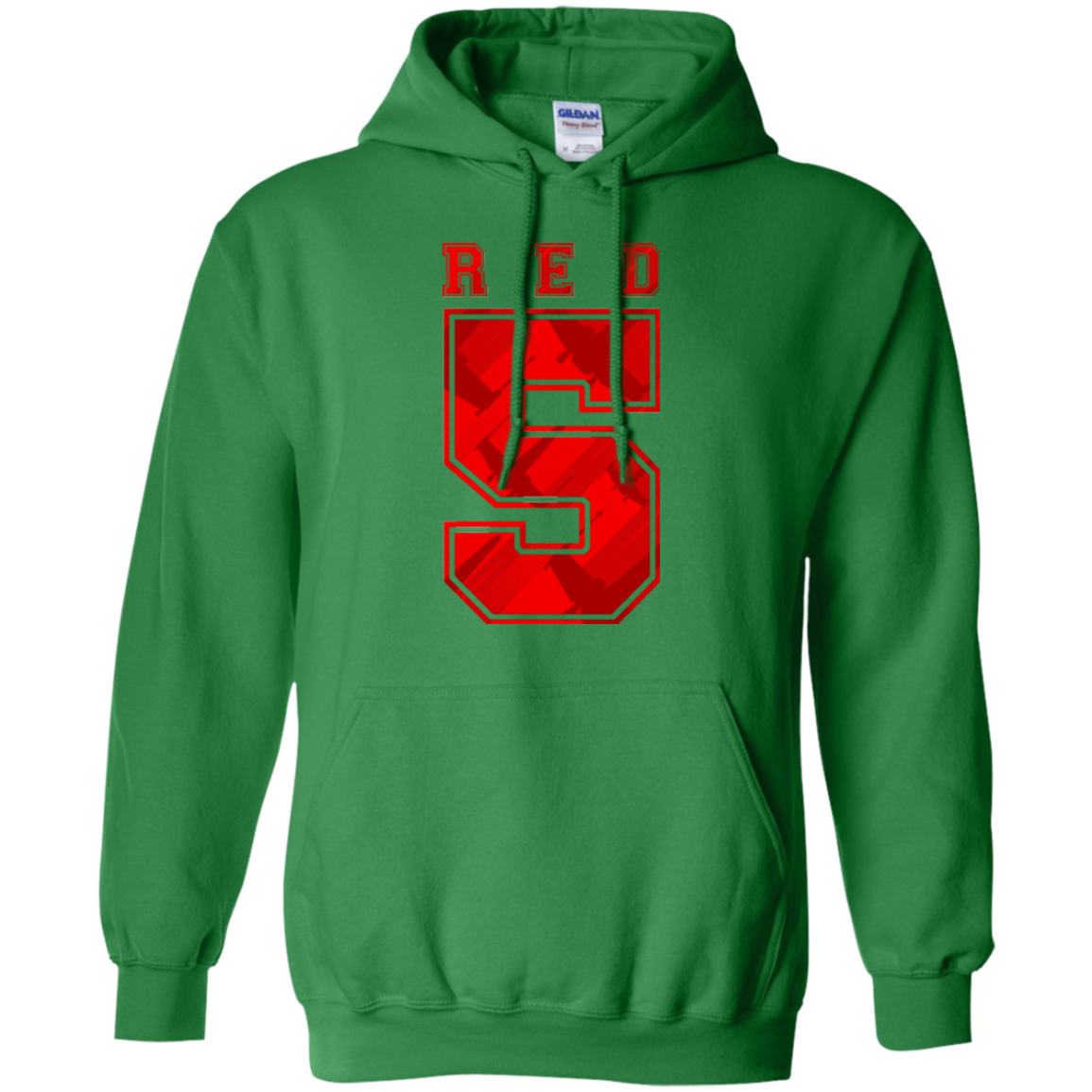 Red 5 Pullover Hoodie