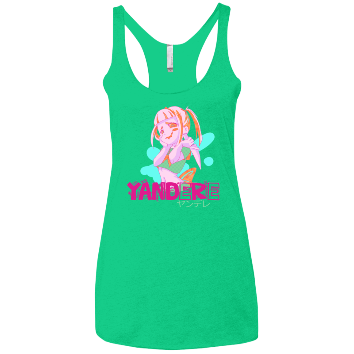 Yandere Women's Triblend Racerback Tank