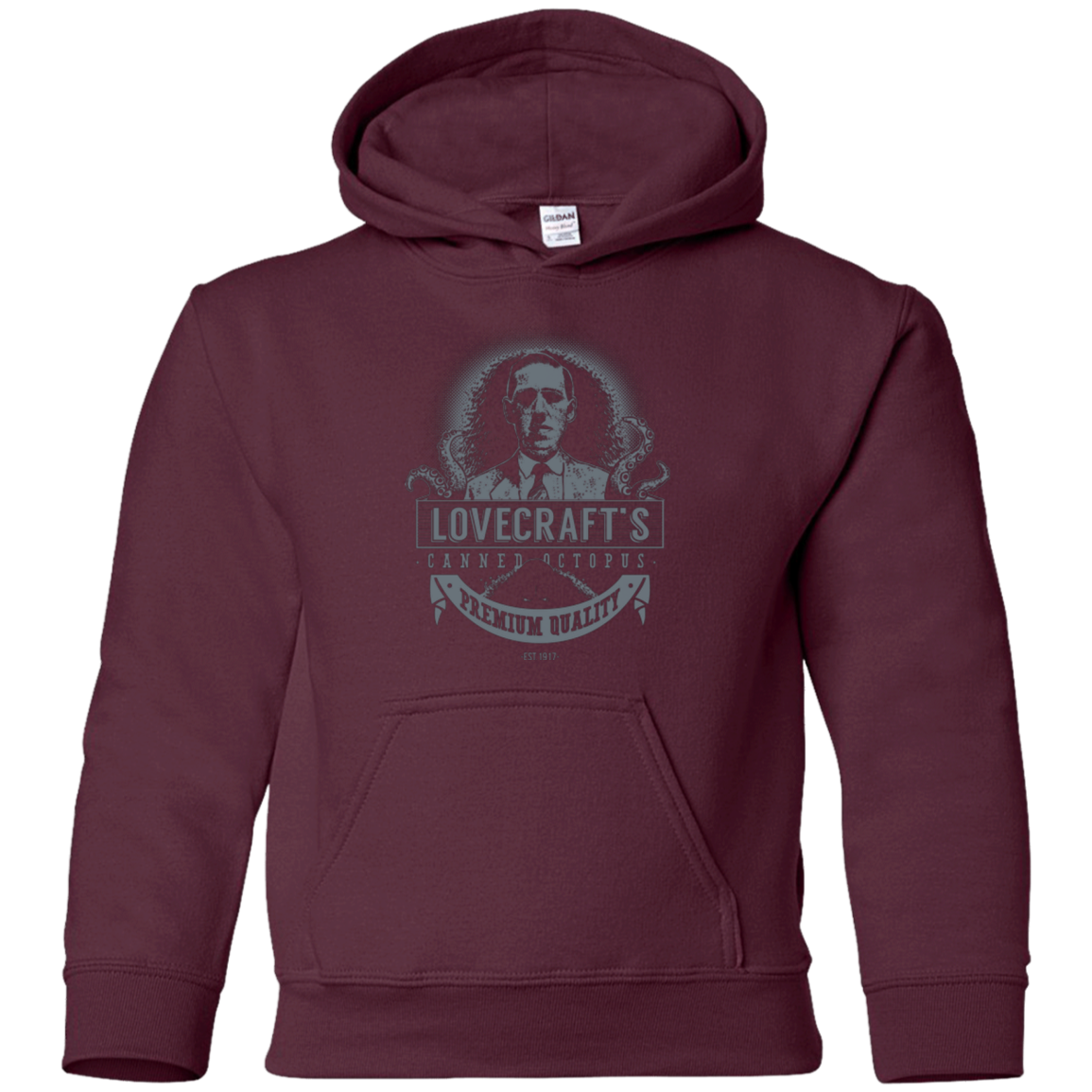 Lovecraft Canned Octopus Youth Hoodie