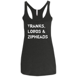 Tranks Lobos Zipheads Women's Triblend Racerback Tank
