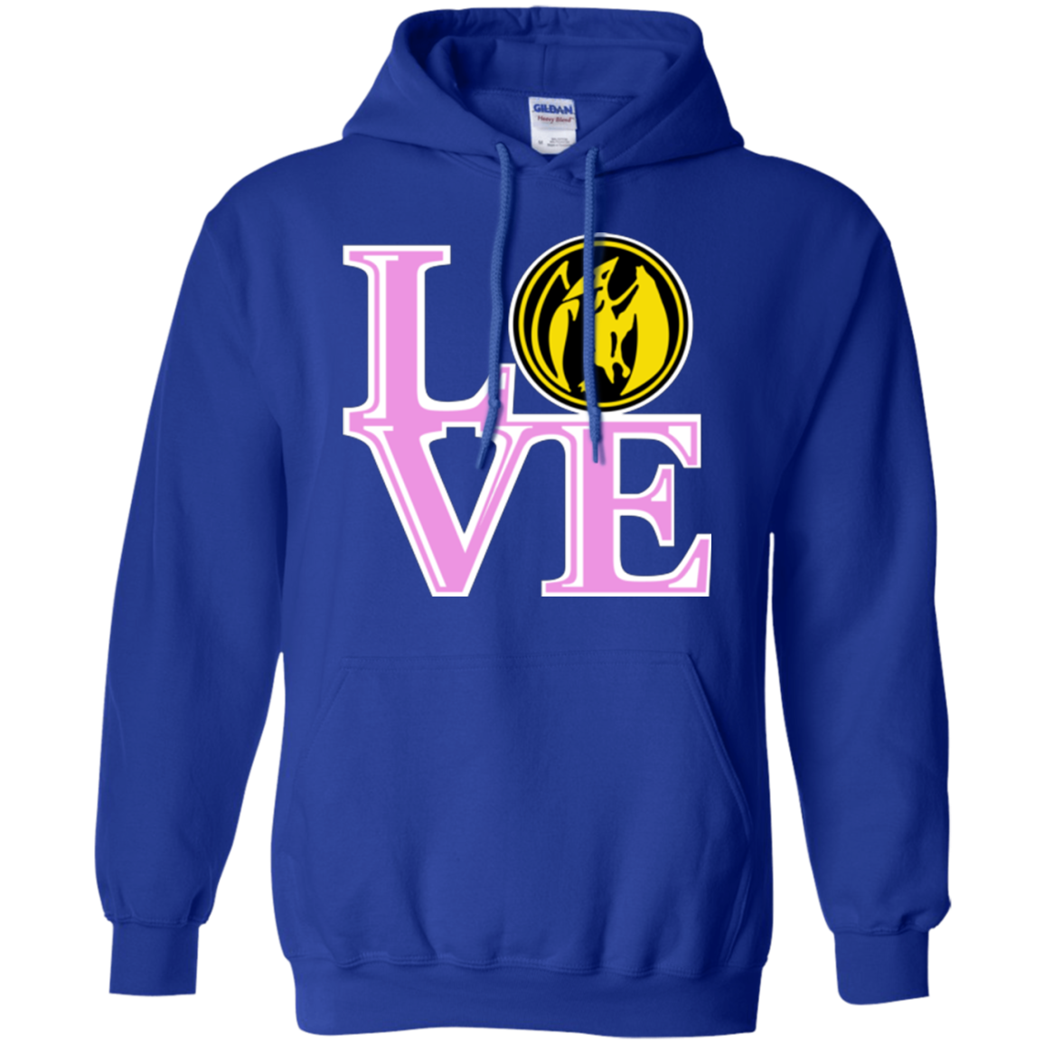 Pink Ranger LOVE Pullover Hoodie