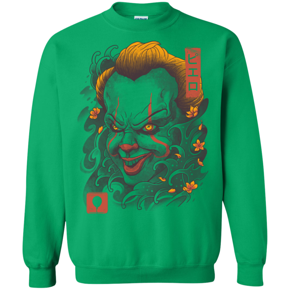 Oni Clown Mask Crewneck Sweatshirt