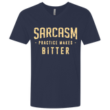 PRACTICE MAKES BITTER Men's Premium V-Neck