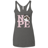 All You Need is NOPE Women's Triblend Racerback Tank
