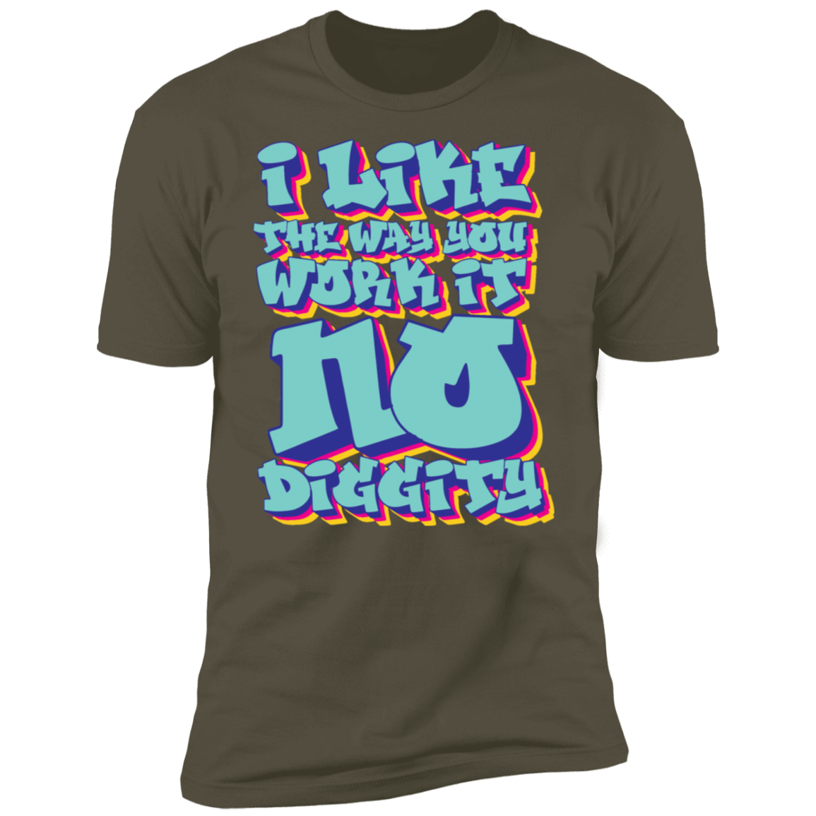 No Diggity Men's Premium T-Shirt