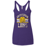 Lions Women's Triblend Racerback Tank