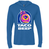 Taco Beep Triblend Long Sleeve Hoodie Tee