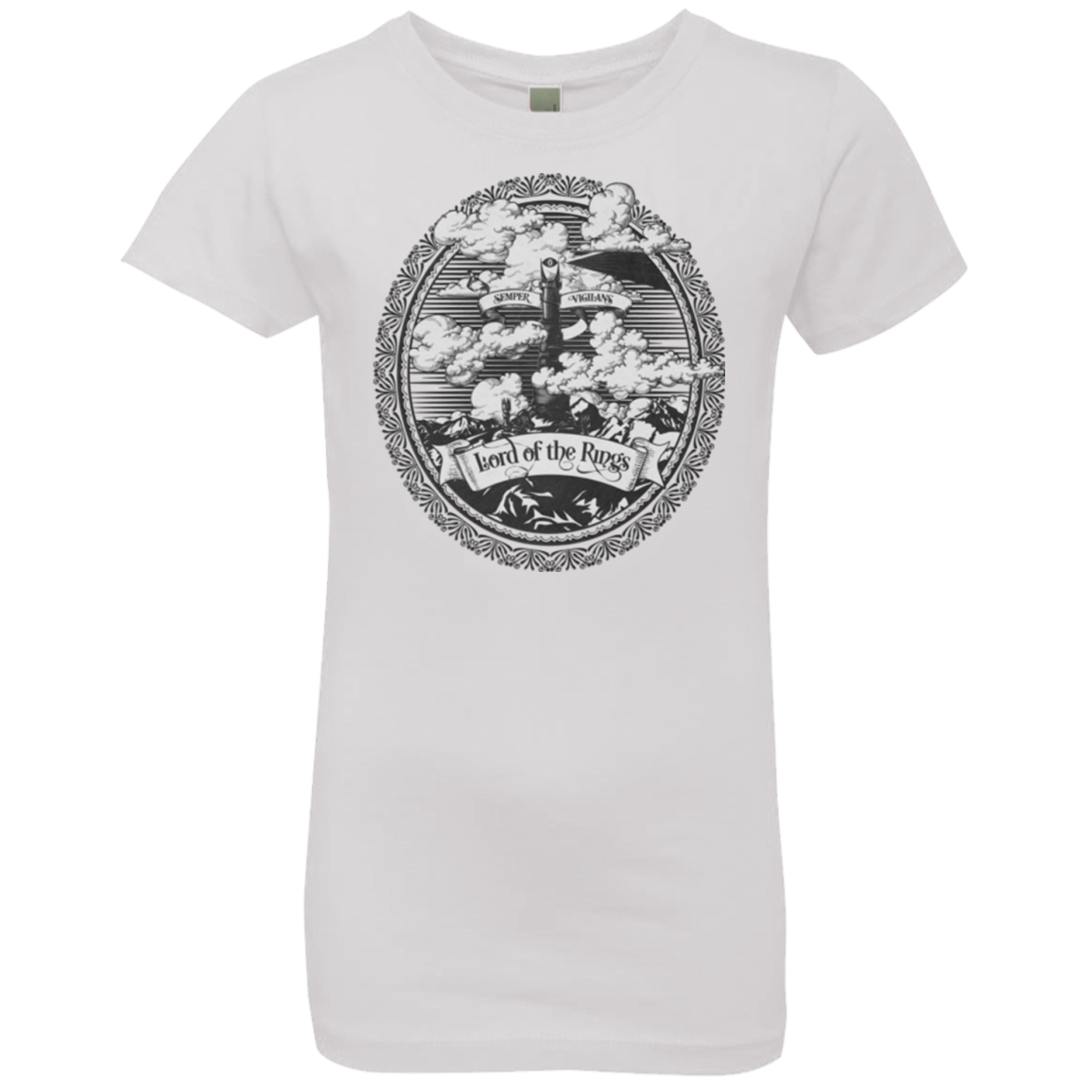 Vintage Mordor Tower Girls Premium T-Shirt