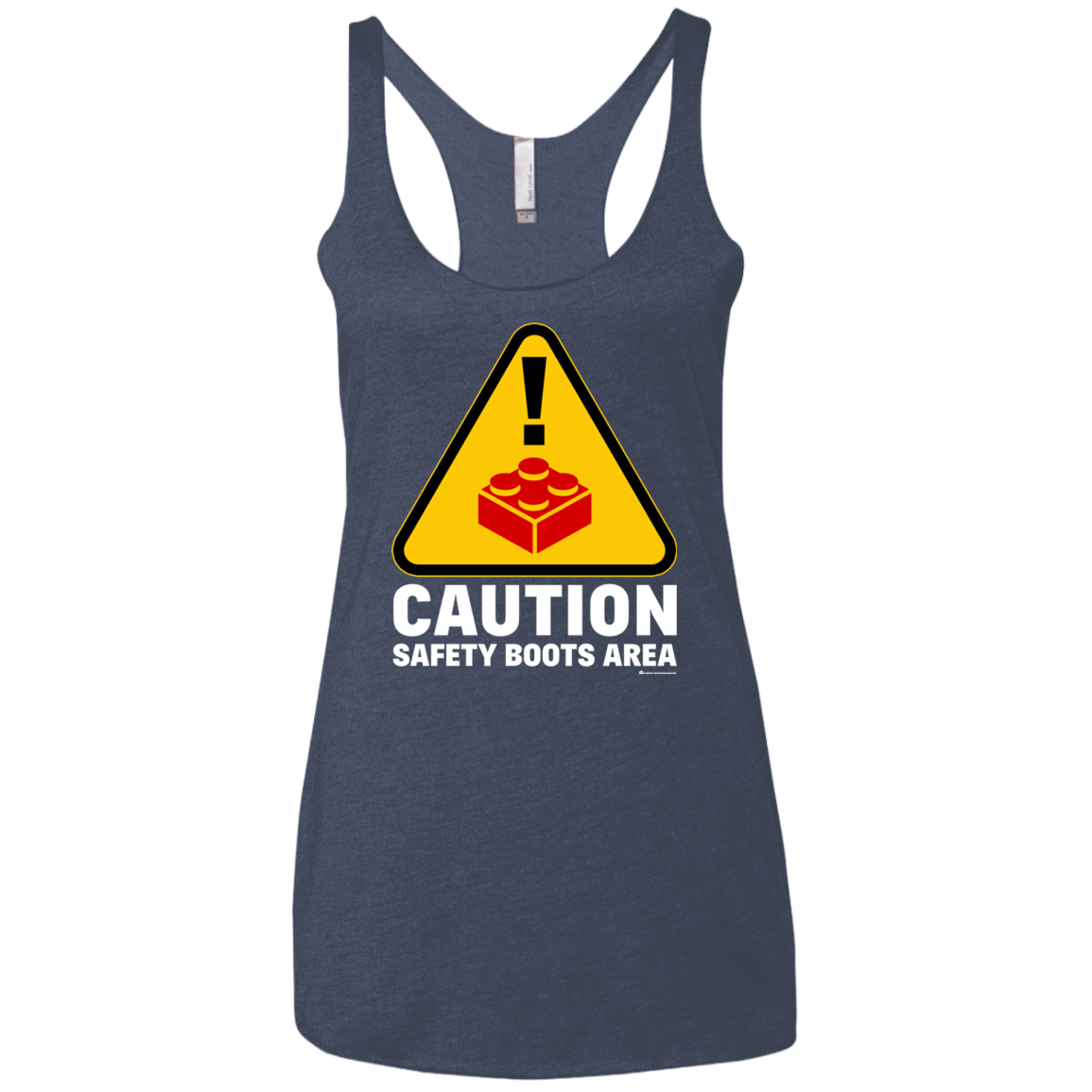 Watch Your Step Women's Triblend Racerback Tank