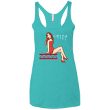 Pixel Pinup Pauline Women's Triblend Racerback Tank