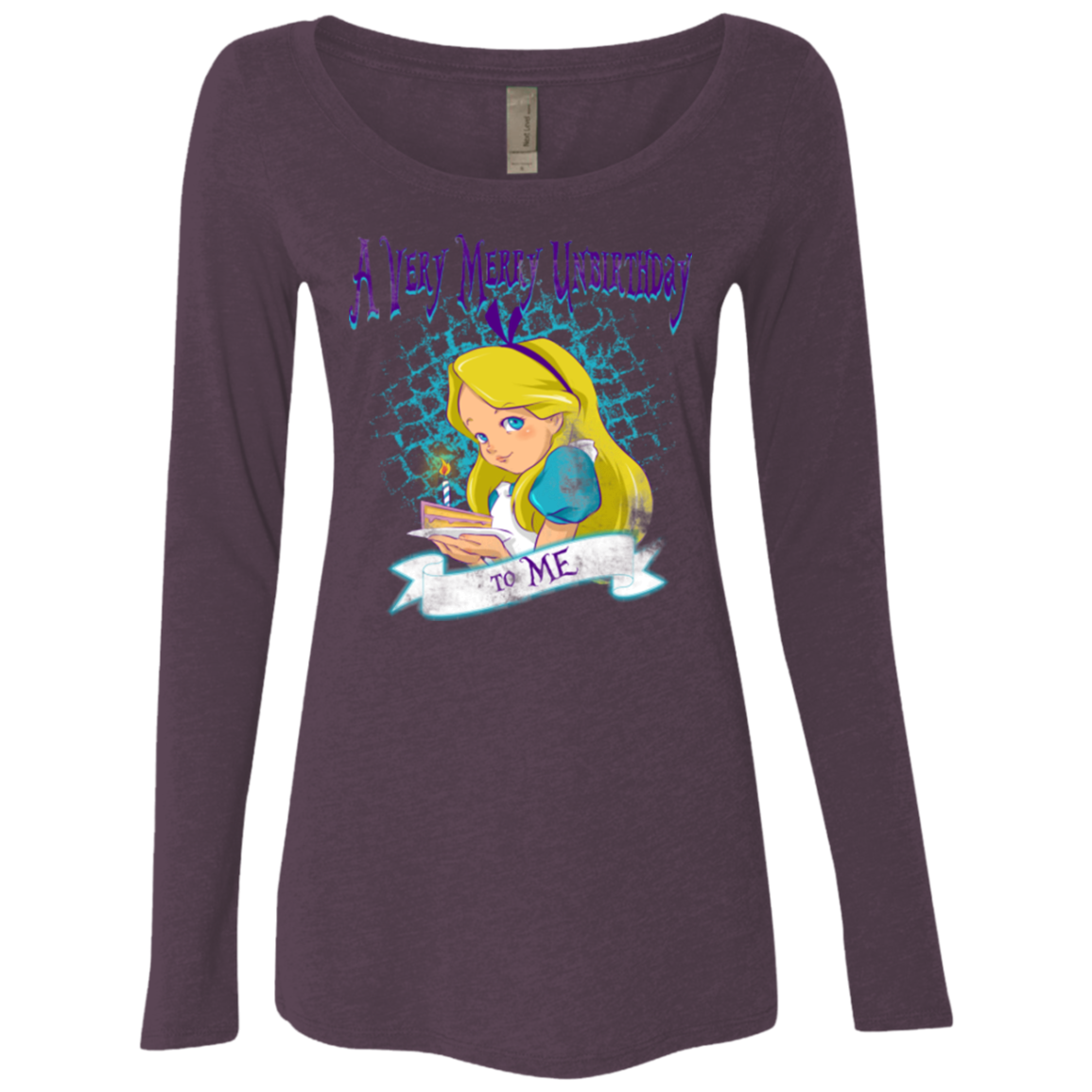 A Very Merry Un-Birthday Women's Triblend Long Sleeve Shirt