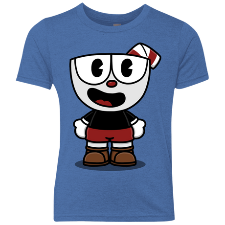 Hello Cuphead Youth Triblend T-Shirt